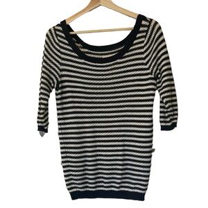 Quicksilver 3/4 Sleeve Stripes Sweater